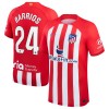 Officiële Voetbalshirt Atlético Madrid Barrios 24 Thuis 2023-24 - Heren